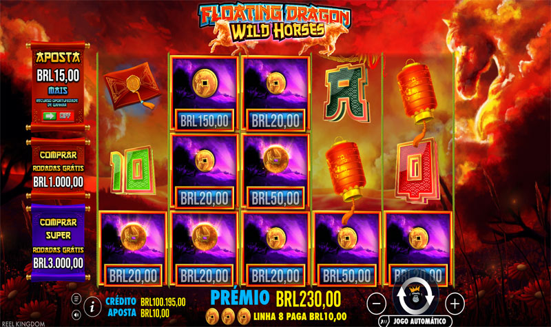 Floating Dragon Wild Horses