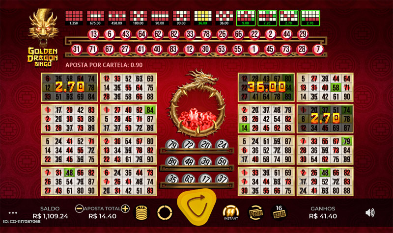 Golden Dragon Bingo