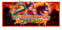 <p>Un atardecer imperdible ilumina el cielo en Floating Dragon Wild Horses.</p>
<p>Consigue símbolos iguales para ganar hasta 200 veces en el juego base, mientras que si consigues entre 3 y 5 símbolos de dispersión se activa el juego de bonificación con entre 15 y 25 giros gratis. Durante la función, pueden aparecer símbolos de dinero con valores de hasta 2000x, que se recolectan si aparece un símbolo comodín en el mismo giro.</p>
<p>Los símbolos comodín se recogen en sus respectivos medidores rojo y morado. Después de cuatro comodines en cualquier medidor, se otorgan 10 giros gratis adicionales con un multiplicador de 2x, luego 3x y finalmente 10x.</p>