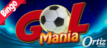 Conoce este Videojuego Goal Mania de Ortiz Gaming.

Lanzado en 2020, este Juego tiene varios atractivos y ventajas para que sigas divirtiéndote con más oportunidades de Ganar.

Hay 10 bolas adicionales con una tabla de pagos muy agradable.

Este juego tiene 2 características:

La bola del comodín, que cuando aparece en las bolas adicionales, te permite elegir cualquier número que no esté marcado en las cartas.
La bonificación del árbitro. Un premio que liberas cuando haces Double O. Tienes 11 jugadores para elegir, si encuentras al árbitro, el bono termina.

¡Únase a nosotros y disfrute de este emocionante juego de video bingo en línea!