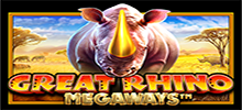 Vete de safari en Great Rhino Megaways, la slot con 200704 formas de ganar. Los rinocerontes WILD traen enormes ganancias del carrete adicional y la función de caídas infinita. Elige tu volatilidad para la ronda de Free Spins con un multiplicador creciente en cada caída.