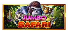 Es hora de adentrarse en la jungla en Jumbo Safari.  Consigue de 3 a 5 símbolos iguales para ganar hasta 500x en el juego base, donde pueden aparecer símbolos comodín. en los cinco carretes.  Al obtener 3, 4 o 5 símbolos scatter se activa el juego de bonificación con 15, 30 o 50 giros gratis, respectivamente. Cada símbolo de animal se corresponde con un premio sobre los carretes, que va desde el 20x de la rana hasta el 1.000x del gorila. Consigue cinco símbolos de animales iguales para ganar ese premio, y si no se gana ningún premio en un giro, los valores aumentan entre 0,2x y 4x el valor de la apuesta.