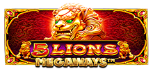 ¡Los leones dorados están de regreso en 5 Lions Megaways™, una tragamonedas de 117,649 formas de ganar donde los leones multicolores juegan el papel principal! Vienen con multiplicadores de hasta 40x en el juego base y durante los Free Spins, lo que aumenta sus premios a medida que crea combinaciones ganadoras con Wild. ¡Busque los símbolos Yin-Yang y active Free Spins, donde tiene la oportunidad de elegir la cantidad de Free Spins y el Multiplicador!