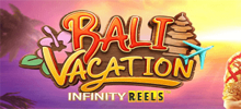 Bali Vacation es una tragamonedas de video de 3 o más rodillos y 4 filas con rodillos infinitos, multiplicador creciente y giros gratis sin símbolos de póker. ¡Activa 8 giros gratis al aparecer 3 símbolos Scatter, y cada símbolo Scatter adicional activa 2 giros gratis más! ¡Aumenta enormemente tus posibilidades de ganar eliminando todos los símbolos de póker de los rodillos antes de que comience la función de giros gratis! Además, cada rodillo adicional que añadas también aumentará el multiplicador de ganancias. ¡Comienza tus Vacaciones en Bali y disfruta de todo lo que Bali te ofrece ahora!