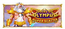 Zeus regresa en una nueva edición especial de la galardonada tragamonedas original, Gates of Olympus Super Scatter.  Combina de 8 a 30 símbolos en cualquier lugar de la cuadrícula para ganar. Los símbolos multiplicadores pueden aparecer en cualquier giro o caída, multiplicando las ganancias hasta por 500. Si aparece más de un símbolo multiplicador, sus valores se suman y se aplican al premio total.  Consigue cuatro o más símbolos Scatter para activar el juego de bonificación con 15 giros gratis. Cada vez que un símbolo multiplicador aparece en un giro o caída ganadora, su valor se suma al total acumulado y se aplica al premio.  Una novedad de este juego son los Super Scatter. Consigue un Super Scatter mientras activas la función para ganar instantáneamente 100x la apuesta, dos Super Scatter para ganar 500x, tres para 5,000x y si aparecen cuatro Super Scatter mientras activas la función, se otorga la ganancia máxima de 50,000x.