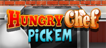 ¡Ven a probar el delicioso sabor de nuestro Hungry Chef Pick'em! Este delicioso juego presenta los platos favoritos de todos. Puedes agregar los ingredientes para hornear grandes premios en el modo Pick'em. ¿Hambriento de victorias? ¡Satisface esos antojos con nuestros suculentos giros gratis!
