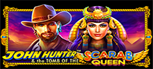 Encuentra las riquezas del antiguo Egipto en Scarab Queen, una tragamonedas de 3×5 y 25 líneas. Los carretes están llenos de símbolos de dinero para ganar, aumentar el valor, multiplicar, expandir o volver a girar con símbolos de colección. En la ronda de giros gratis, el último giro te da la oportunidad de ganar el valor de todos los símbolos de dinero recolectados en la ronda, ¡para ganancias extragrandes!