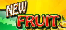 New Fruit es una tragamonedas con temática de frutas y 20 líneas de pago. ¡Este es un juego de tragamonedas que no te permitirá aburrirte!<br/>
Hay un premio mayor, que es fijo y proporcional a la apuesta.<br/>
Cuanto mayor sea la apuesta, mayor será el premio.<br/>
Completa 4 o 5 símbolos de fresa en la misma línea de pago para ganar el premio mayor.<br/>
Disfruta de los diferentes tipos de bonos:<br/>
Bono de sandías: elige las sandías saltarinas en busca de premios, ¡pero ten cuidado de no dejarlas caer!<br/>
Bono Manzana: elige la manzana que tiene el mejor premio o busca la licuadora para pasar al siguiente bono, en el que tendrás que seleccionar una fruta para hacer un sabroso batido de premios.