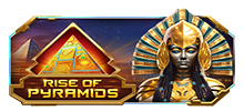 Viaja a un viaje egipcio futurista en Rise of Pyramids <br/>
<br/>
La mitología antigua recibe un cambio de imagen de ciencia ficción en esta tragamonedas de pago. Un tablero de juego octogonal presenta una gran cantidad de dioses egipcios vestidos con una armería reluciente mientras los símbolos con la función de caída hacen que más íconos aparezcan en los carretes a medida que se producen grupos ganadores. Los comodines pueden detonar todos los símbolos adyacentes cada vez que desencadenan una caída, incluso aquellos que no contribuyen a una combinación ganadora. <br/>
<br/>
En el tablero también pueden aparecer símbolos de dinero, que van desde 0,5x hasta 1000x la apuesta base. Cuando aterrizan cuatro o más, activan la función Respin. Los jugadores reciben inicialmente tres Respins, durante los cuales solo los símbolos de dinero y los espacios en blanco pueblan los carretes. Cada símbolo de dinero que aparece permanece en el tablero durante la duración de los dobles giros, que se restablecen a tres con cada nuevo símbolo de dinero. Este proceso continúa hasta que no queden Respins o hasta que el tablero esté lleno de símbolos de dinero.