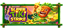 <p>Viaja a una isla tropical en Super Tiki Strike.</p>
<p>Acertar tres símbolos otorga premios instantáneos de hasta x2000 en esta tragamonedas clásica de 3×3 y nueve líneas de pago. Si un símbolo Wild Multiplier aparece en una combinación ganadora, la ganancia se multiplica por 5x.</p>
<p>Los símbolos de dinero con valores de hasta 2000x pueden aparecer en los carretes uno y tres, que se otorgan si un símbolo de recolección aparece simultáneamente en el carrete dos. De forma aleatoria, en el juego base, los símbolos de los carretes uno y tres pueden transformarse en símbolos de pago, comodines o símbolos de dinero.</p>
<p>Obtener al menos un símbolo de recolección y un símbolo de dinero en los carretes uno y tres activa el juego de bonificación de dobles giros. Durante la función, los símbolos comodín y comodín multiplicador añaden un multiplicador de +1x y +5x a sus respectivas posiciones en la cuadrícula, sumándose a los multiplicadores existentes hasta un máximo de 1000x, que se aplica a cualquier símbolo de dinero que aterrice en el mismo lugar.</p>