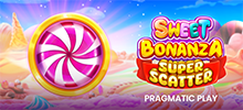 Disfruta de deliciosas ganancias con Sweet Bonanza Super Scatter.<br/>
<br/>
Combina de 8 a 12 símbolos en cualquier lugar de la pantalla para ganar hasta 50x, mientras que de 4 a 6 símbolos scatter otorgan de 3x a 100x y activan el juego de bonificación con 10 giros gratis.<br/>
<br/>
Consigue un Super Scatter al activar la función para ganar instantáneamente 100x la apuesta, dos Super Scatter para ganar 500x, tres para 5000x, y si salen cuatro Super Scatter, se otorga la ganancia máxima de 50 000x.<br/>
<br/>
Durante los giros gratis, los símbolos multiplicadores con valores de hasta 100x tienen la posibilidad de aparecer y permanecer en la cuadrícula hasta el final de la función. Al final de cada secuencia de caídas, los valores de todos los símbolos multiplicadores se suman y se aplican al premio total.<br/>
<br/>
Qué esperar:<br/>
<br/>
Activar la ronda de bonificación con 1, 2, 3 o 4 Super Scatters otorga un premio instantáneo en efectivo de 100x, 500x, 5000x o 50 000x respectivamente.<br/>
Los símbolos multiplicadores de hasta 100x multiplican las ganancias durante los giros gratis.<br/>
Conseguir 3 o más Scatters durante la función otorga cinco giros adicionales.