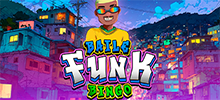 ¡El Bingo Baile Funk te animará! ¡Sumérgete en la escena funk brasileña y siente la energía de los suburbios! Aprovecha el Bono de Pared de Altavoces para obtener grandes premios; solo evita los altavoces rotos. Sigue la fiesta en el Bono de Baile Funk, donde elegir al bailarín adecuado te llevará a un Artista de Grafiti con premios aún mayores. ¡Sube la temperatura, siente el ritmo y gana a lo grande!