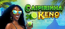 ¡Refrescate con el juego que celebra el cóctel nacional de Brasil, el único Caipirinha Keno! Prepara tu propia bebida con diferentes sabores y premios en el Bono Caipirinha y gana hasta 15055 veces la apuesta mientras disfrutas de una tarde soleada en la playa de Copacabana.<br/>